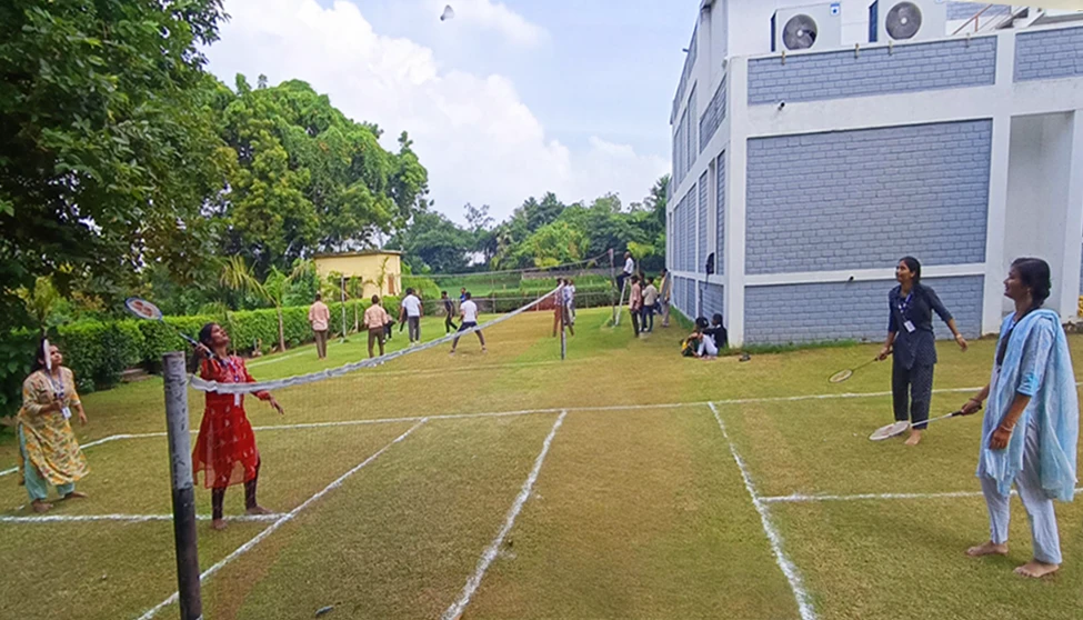 Badminton and Volleyball Courts